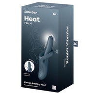 Heated G-Spot Vibrator Heat Flex 4 Grey Satisfyer