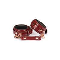 Liebe Seele Wine Red Narrow Wrist Cuffs