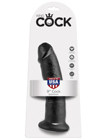 King Cock 9" Cock Black