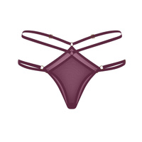 Promees Reina Burgundy thong OneSize