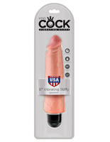 Kink Cock 8" Vibrating Stiffy Flesh