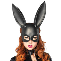 Masquerade Rabbit Mask Black Leg Avenue