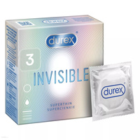 Condoms Durex Invisible A3 extra thin