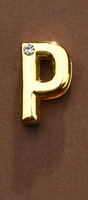 Letter for Personalizing Collar or Handcuffs Upko Letter P UPKO