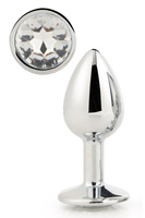 DREAMTOYS GLEAMING LOVE SILVER PLUG SMALL