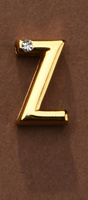 Letter for Personalizing Collar or Handcuffs Upko Letter Z UPKO