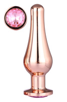 DREAMTOYS GLEAMING LOVE ROSE GOLD PLEASURE PLUG L