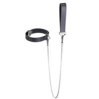 LOCKINK Collar with Leash Set Black
