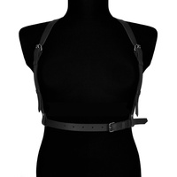 Leather harness Melisa black