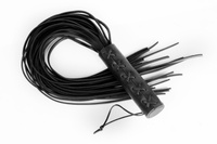 Large black lace-up flogger Primal Bond Whips