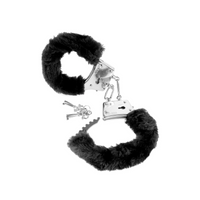 Fetish Fantasy Series Beginner's Furry Cuffs Black