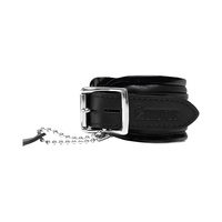 Leather Ankle Restraints Black/Black Brutus