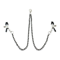 Liebe Seele Black Beads Chains & Nipple Clamps