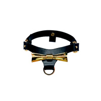 Showy Leather Collar Upko Butterfly Effect Body Accessories Choker UPKO