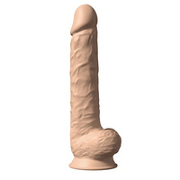 Silexd dildo with suction cup 38 cm Model 1 15" Flesh