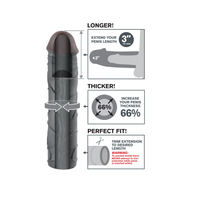 Fantasy X-tensions Mega 3" Extension Black