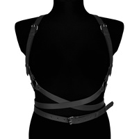 Leather harness Noemi black