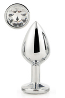 DREAMTOYS GLEAMING LOVE SILVER PLUG MEDIUM