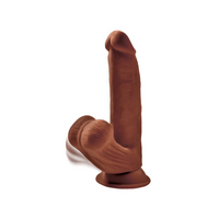 Dildo 20 cm King Cock Triple Density Cock With Swinging Balls 