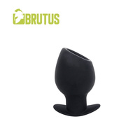  Chalice Silicone Tunnel Plug Black M Brutus