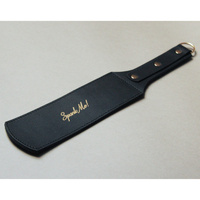 Leather paddle Mia black