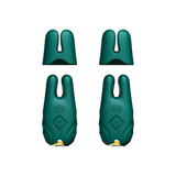 Vibrating Nipple Clamps Nave Turquoise Green Zalo