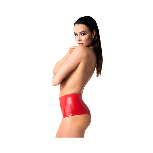 Szorty damskie F356 Mysteria Shorts Red XL Noir Handmade