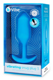 Vibrating Snug Plug 3 Blue b-Vibe