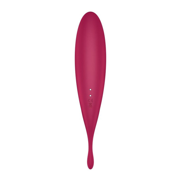Wibrator wielofunkcyjny Twirling Pro Connect App dark red Satisfyer
