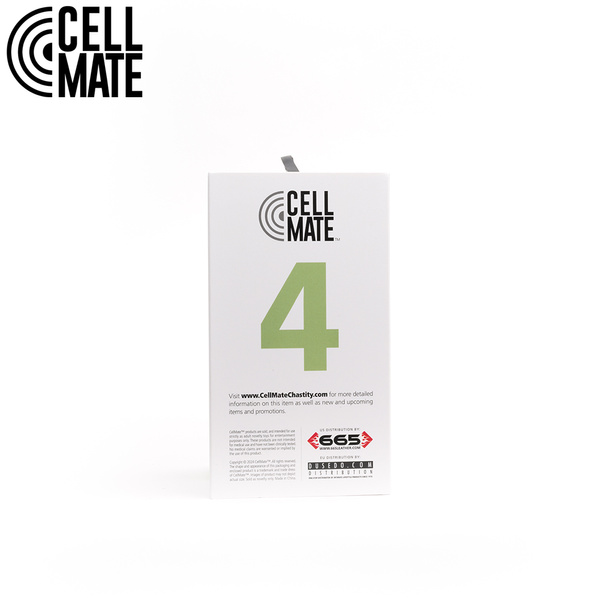 Pas cnoty Centurion Chastity Cage Black Size 4 CELLMATE