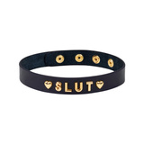 Gold Word Choker-Slut Liebe Seele