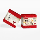 Liebe Seele Kinbaku Ukiyoe Red Rosy Leather Strap on Harness