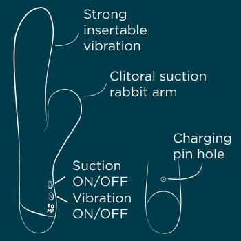 Vibrator rabbit Pulse Romp
