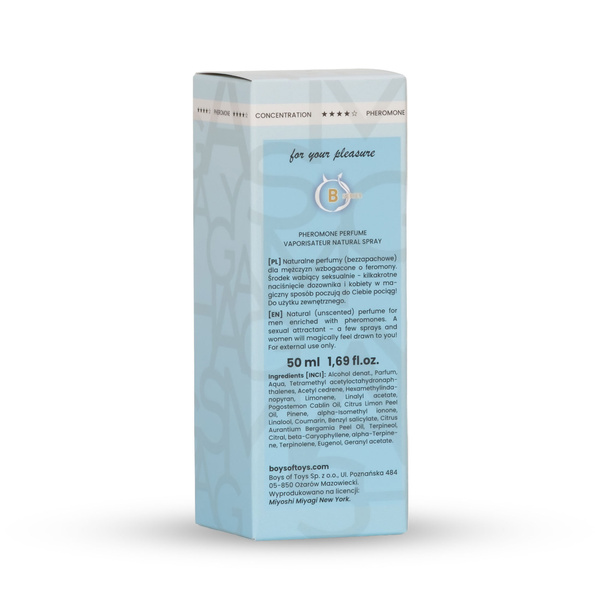 Feromony męskie PURE feromon parfumes 50ml Homme Miyoshi Miyagi
