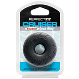 Pierścień Erekcyjny Silaskin Cruiser Ring Black Perfect Fit