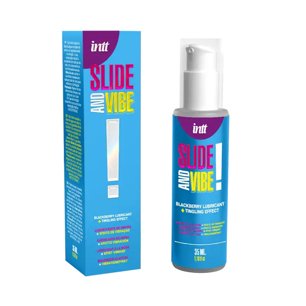 Slide And Vibe! Water-Based Vibrating Effect Lubricant 35ml intt