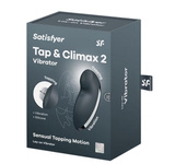 Stymulator łechtaczki Tap & Climax 2 grey Satisfyer
