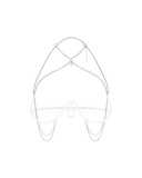 Bust harness Lustique White S/M/L Obsessive Premium