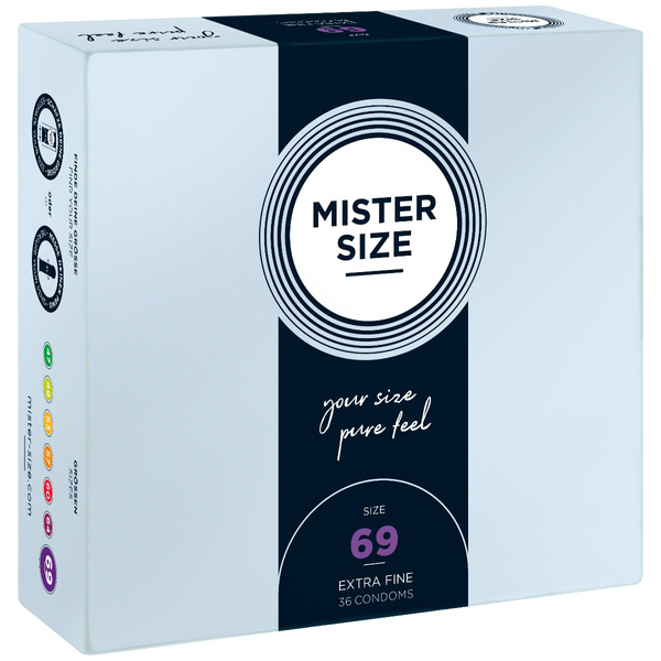 Condoms 69 Mm 36 Pieces Mister.Size