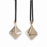 Naszyjnik Ze Stymulatorem Vibration Cube 2.0 Gold LOCKINK