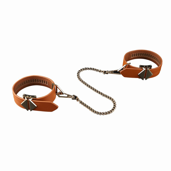LOCKINK 8-Bondage-Straps Restraint Set Brown