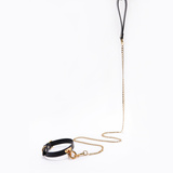 Gold Leash with Leather Handle Upko Leash UPKO