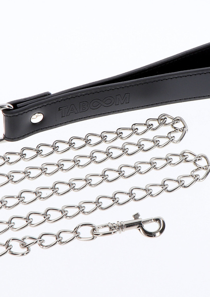 Smycz Chain Leash Black Taboom