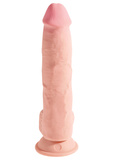 Realistyczne Dildo Z Przyssawką Triple Density Fat With Balls 10 Inch King Cock