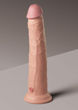Miękkie Silikonowe Dildo Z Twardszym Rdzeniem 10 Inch Dual Density Silicone Cock Light King Cock