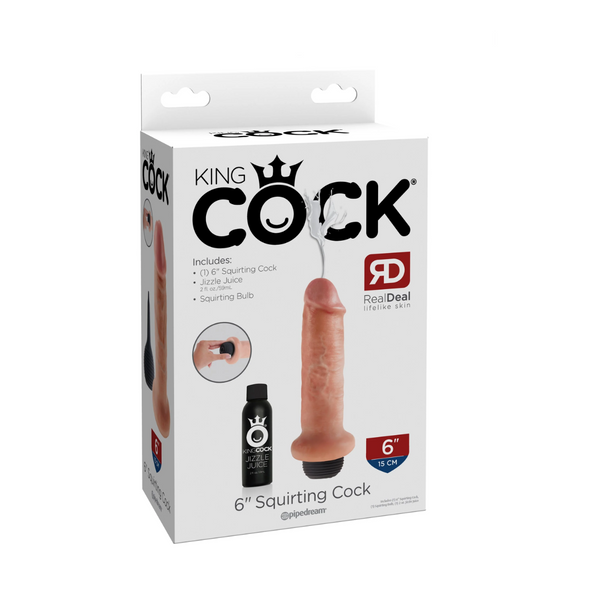 Dildo King Cock Squirting Cock 6 Light Pipedream