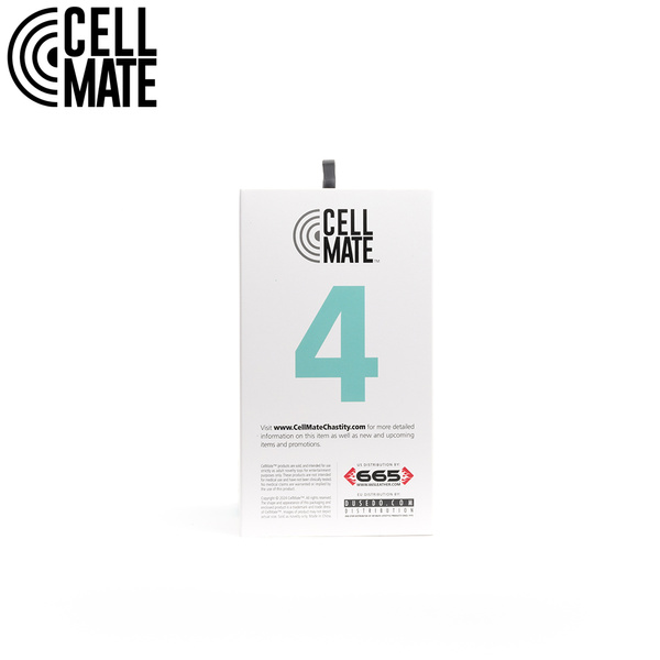 Pas cnoty Guardian Chastity Cage Clear Size 4 CELLMATE