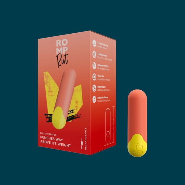 Riot Orange Bullet Vibrator Romp