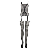 Bodystocking Fishnet And Lace Black 022 Os Le Désir