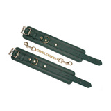 Mossy Chic Leather Wrist Cuffs Liebe Seele